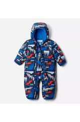 Columbia Bright Indigo Mavisi Kendinden Ayaklı Mikro Polar Astarlı Kapüşonlu Astronot Tulum