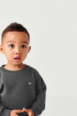 Next Baby % 100 Pamuklu Gri Sweatshirt Jogger Alt Üst Takım
