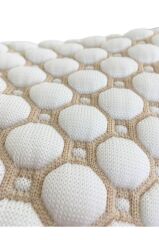 LITTLE DEDI Iceberg 4d Kumaşlı Bebek Arabası Minderi Bej Oeko-Tex 100 Sertifikalı