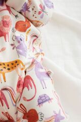 Next Baby % 100 Pamuklu Pink Unicorn 3’lü Tulum Set