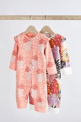 Next Baby % 100 Pamuklu Pembe 2’li Tulum Set