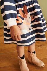 Next Baby % 100 Pamuklu Character Sweat Elbise