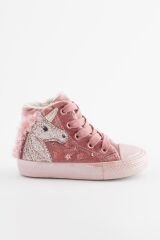 Next Baby Pembe Unicorn Desenli Polar Astarlı Bot