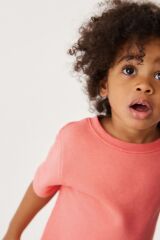 Next Baby %100 Pamuklu Nar Çiçeği T-shirt Ve Şort Takımı