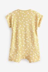 Next Baby % 100 Pamuklu Multi Neutral 4’lü Romper Set