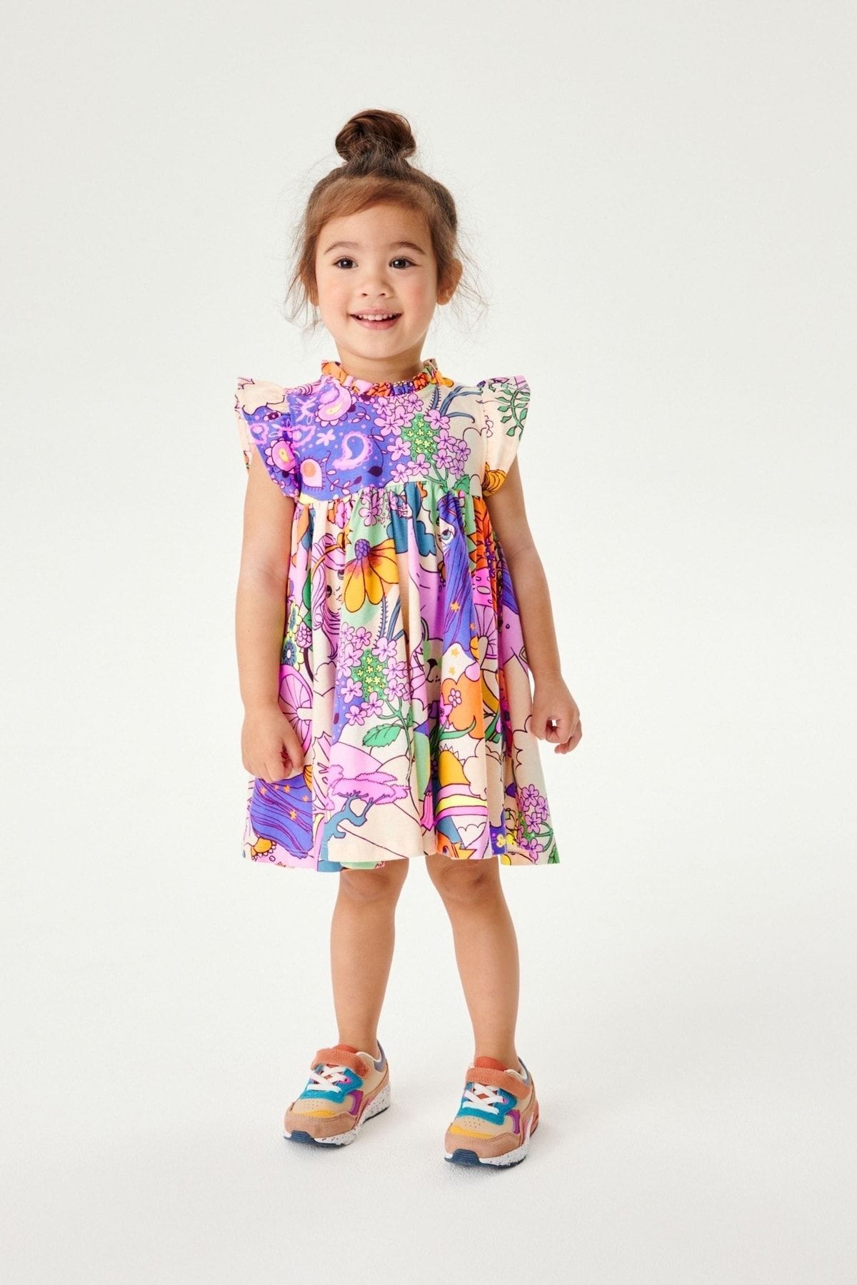 Next Baby % 100 Pamuklu Multicoloured Elbise
