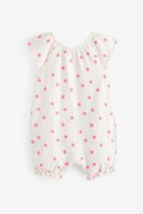 Next Baby % 100 Pamuklu Mint Green Spot Romper 4’lü Set