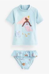 Next Baby Blue Mermaid 50+Upf Güneş Korumalı 2 Parça Mayo Seti