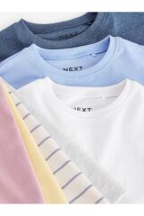 Next Baby Pamuklu Kısa Kollu Basic 7'li Thsirt Set