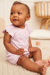 Next Baby % 100 Pamuklu 4’lü Unicorn Rompers Set