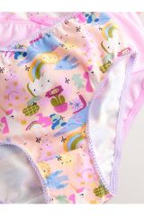Next Baby %100 Pamuklu Çok Renkli  Desenli Kız Çocuk 7'li Kilot Set