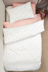 Next Baby Pamuklu Pink Ditsy Flovers 2’li Nevresim Seti