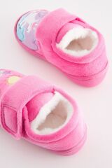 Next Baby Şeker Pembesi Unicorn Bantlı Panduf Ev / Kreş Ayakkabısı