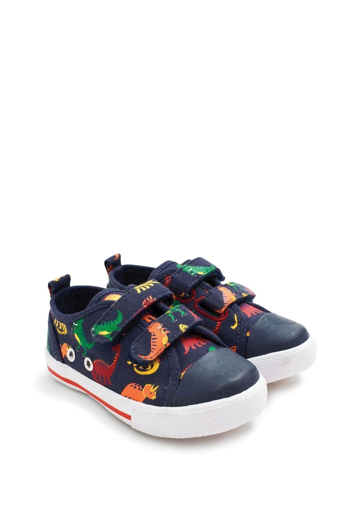 Next Baby JoJo Maman Bébé Boys' Dinosaur Printed Canvas Pumps Erkek Çocuk Ayakkabı