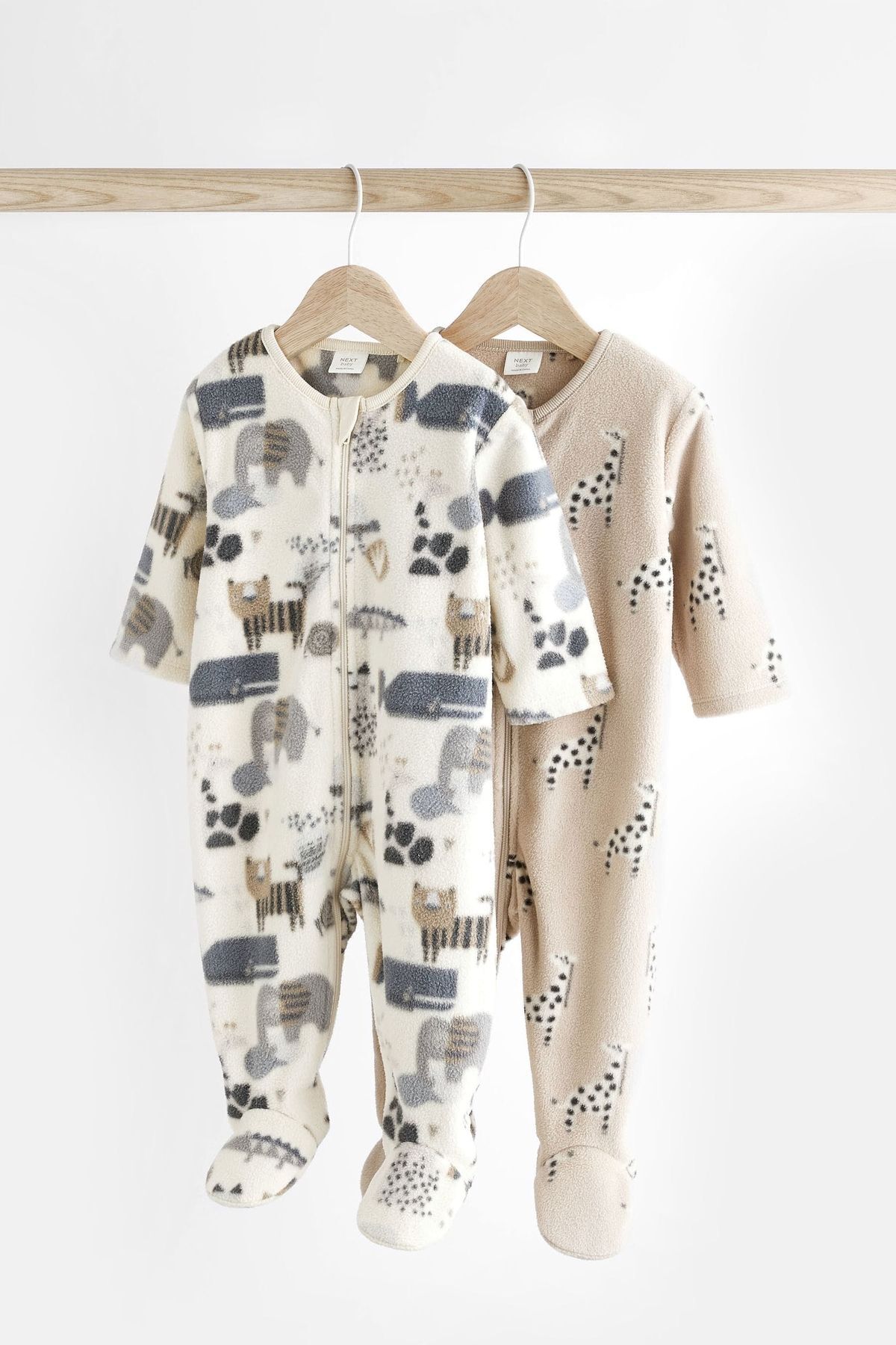 Next Baby Gri Teddy Polar 2’li Tulum Set