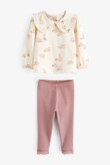 Next Baby Pamuklu Pink Bunny Alt Üst Takım