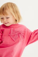 Next Baby % 100 Pamuklu Pembe Sweatshirt Alt Üst Takım