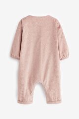 Next Baby Pamuklu Pembe Cep Detaylı Mevsimlik Tulum