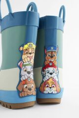 Next Baby Mavi Renk Bloklu Paw Patrol Desenli Yağmur Çizmesi /Bot