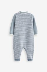 Next Baby % 100 Pamuklu Tan Brown Triko Tulum