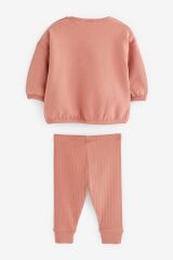 Next Baby % 100 Pamuklu Orange Sweatshirt Atl Üst Takım