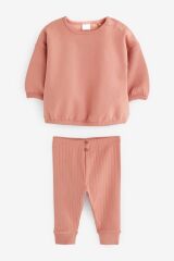 Next Baby % 100 Pamuklu Orange Sweatshirt Atl Üst Takım
