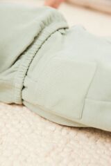 Next Baby % 100 Pamuklu Sage Green Sweatshirt Jogger Alt Üst Takım