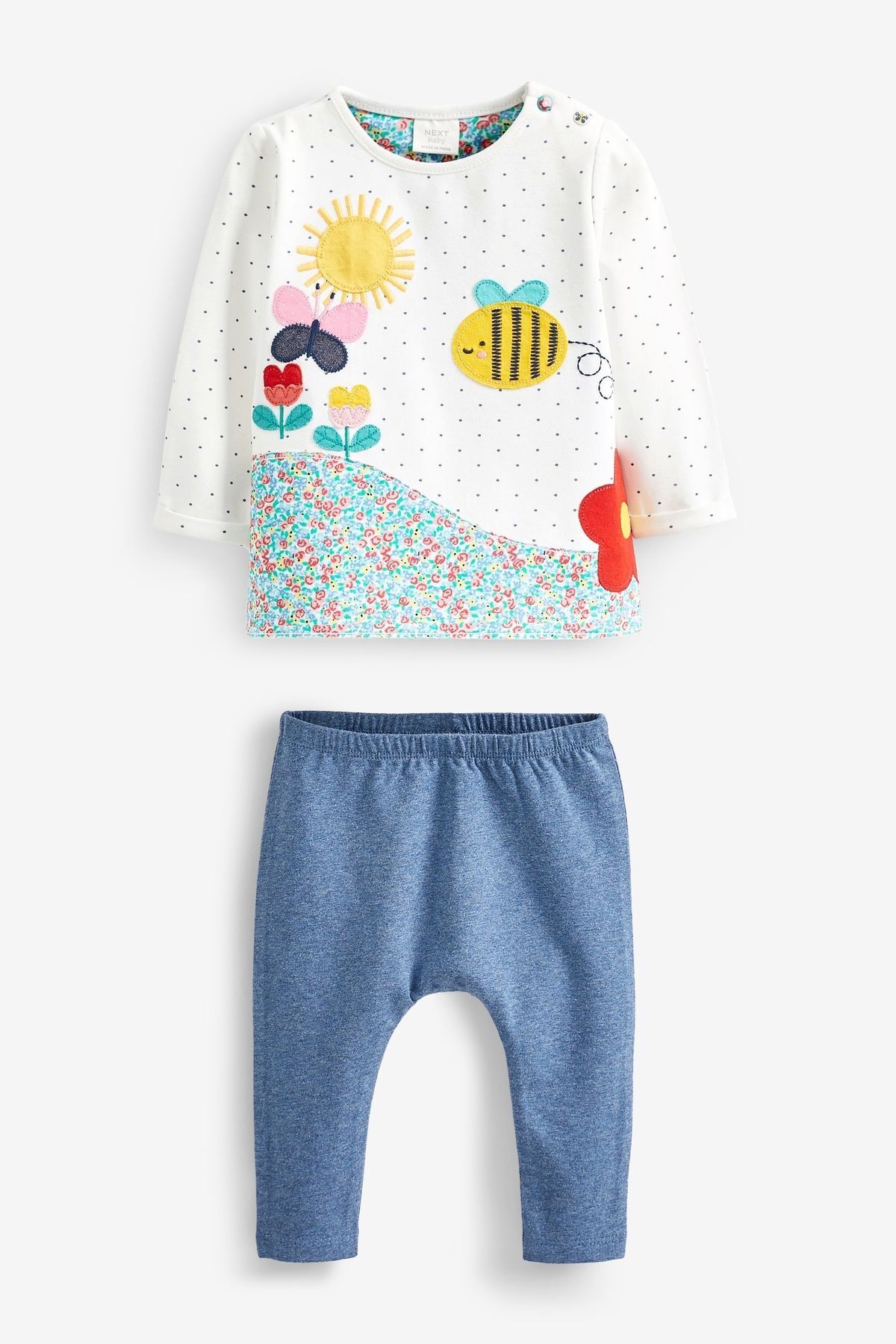 Next Baby Beyaz Alt Üst Takım