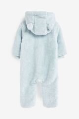 Next Baby Pamuklu Açık Mavi Bebek Astronot Tulum