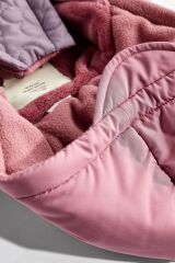 Next Baby Lila Mor Renk Bloklu Polar Astarlı Kapitone Astronot Tulum