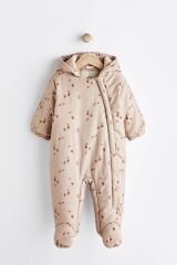 Next Baby Baby Pamuklu Vizon Tam Polar Astarlı Astronot Tulum