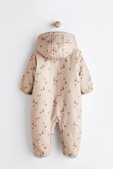Next Baby Baby Pamuklu Vizon Tam Polar Astarlı Astronot Tulum
