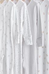 Next Baby % 100 Pamuklu Hayvan Desenli 4’lü Tulum Set