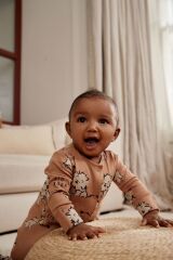 Next Baby % 100 Pamuklu Yeşil Mavi Kahve Hayvan Desenli 3’lü Tulum Set