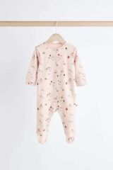 Next Baby % 100 Pamuklu Krem Mavi Uzay Temalı 4'lü Tulum Set