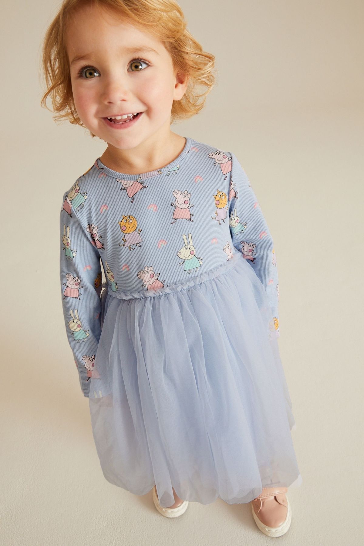 Next Baby Pamuklu Peppa Ping Tütülü Elbise