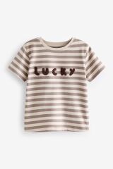 Next Baby % 100 Pamuklu Kısa Kollu Elma Desenli 3’lü Tshirt Set