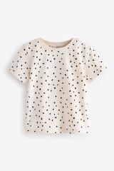 Next Baby % 100 Pamuklu Kısa Kollu Elma Desenli 3’lü Tshirt Set